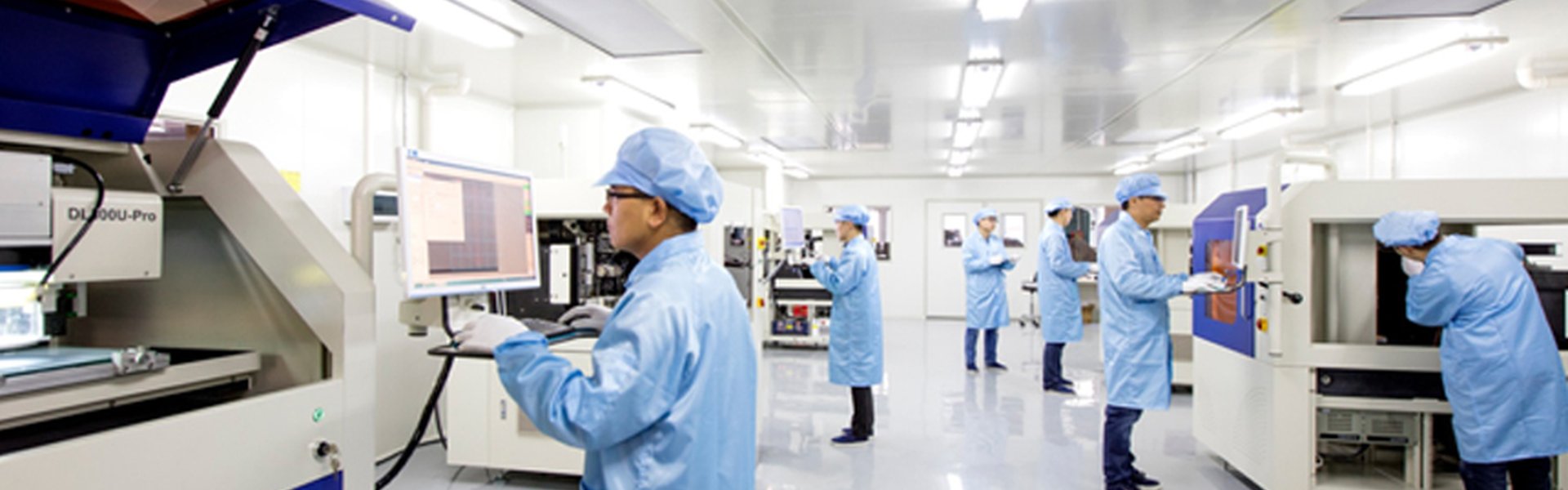 High-precision PCB laser cutting machine processing a circuit board with non-contact laser depaneling technology.